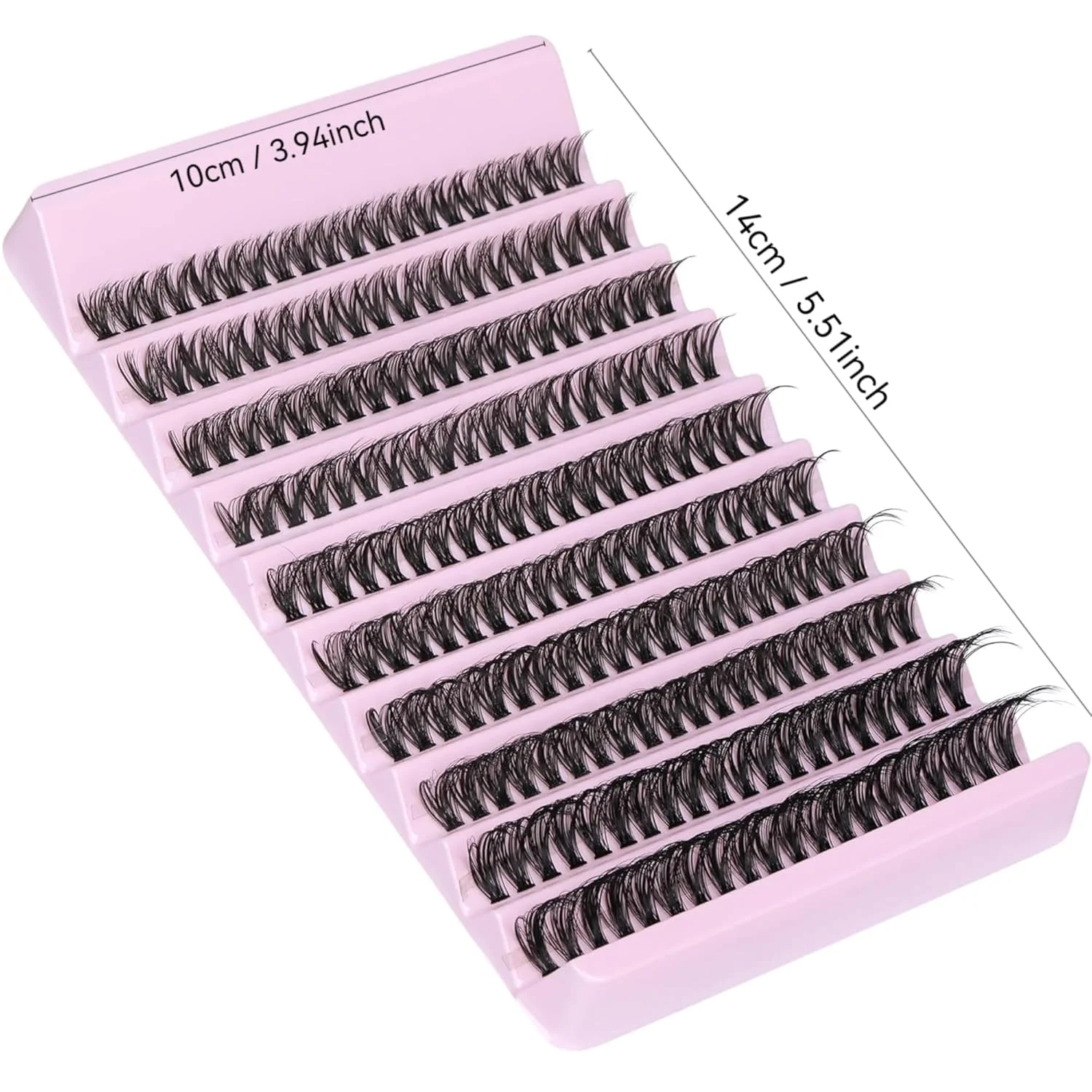 인기 판매 중! 유럽 및 미국 스타일 초고밀도 200 클러스터 인조 속눈썹 - 자연스럽고 편안한 착용을 위한 재입고