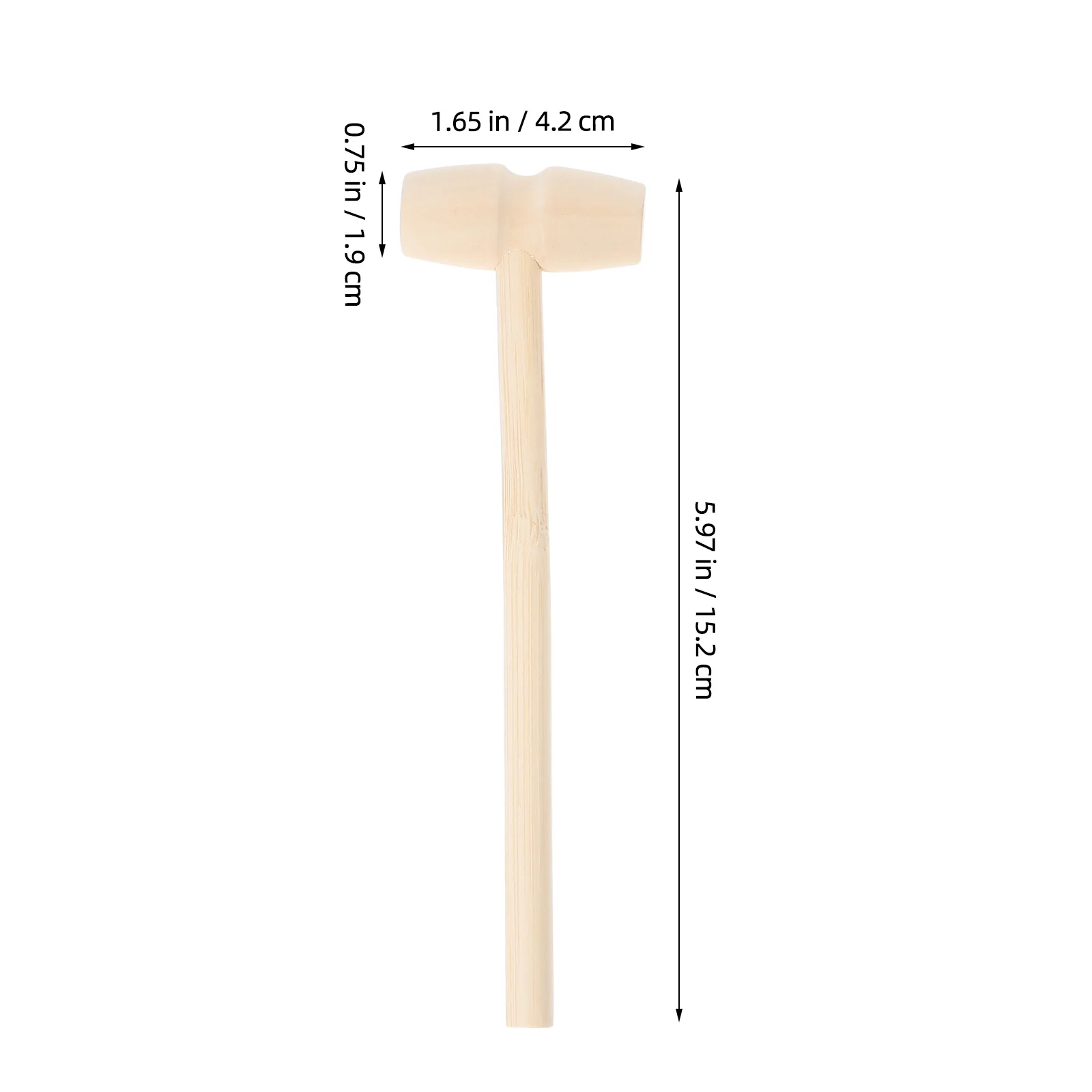 ค้อนไม้ 50 ชิ้นสำหรับเด็ก ทนทานและจับง่าย เหมาะสำหรับพัฒนาทักษะการเคลื่อนไหวและความคิดสร้างสรรค์ ค้อนขนาดเล็ก