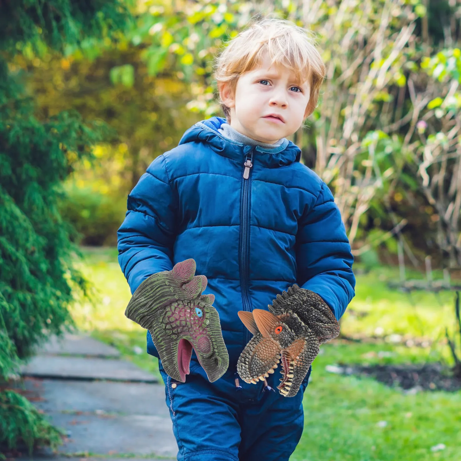 

Набор из 4 реалистичных кукол-динозавров с подвижной челюстью для детских рассказов и игр