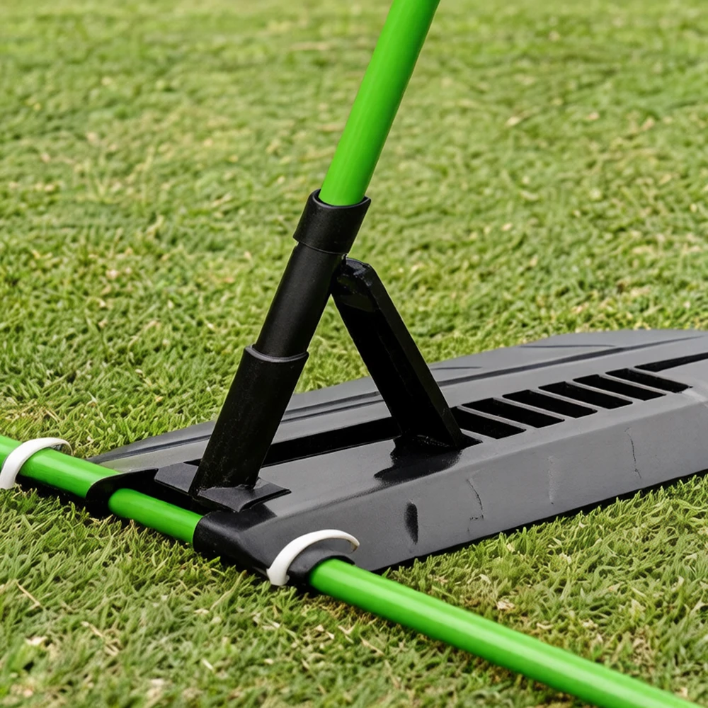 Golf Swing Alignment Rod Golf Alignment Stick Holder Swing Practice Plate Trainer Swing Angle Adjust Postures Correction Aid