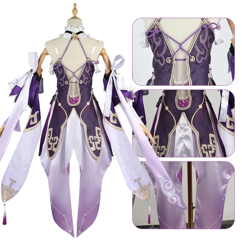 Gioco Honkai Star Rail Fu Xuan Costume Cosplay gioco Star Rail Cos Xianzhou Alliance FuXuan Costume e parrucca Cosplay