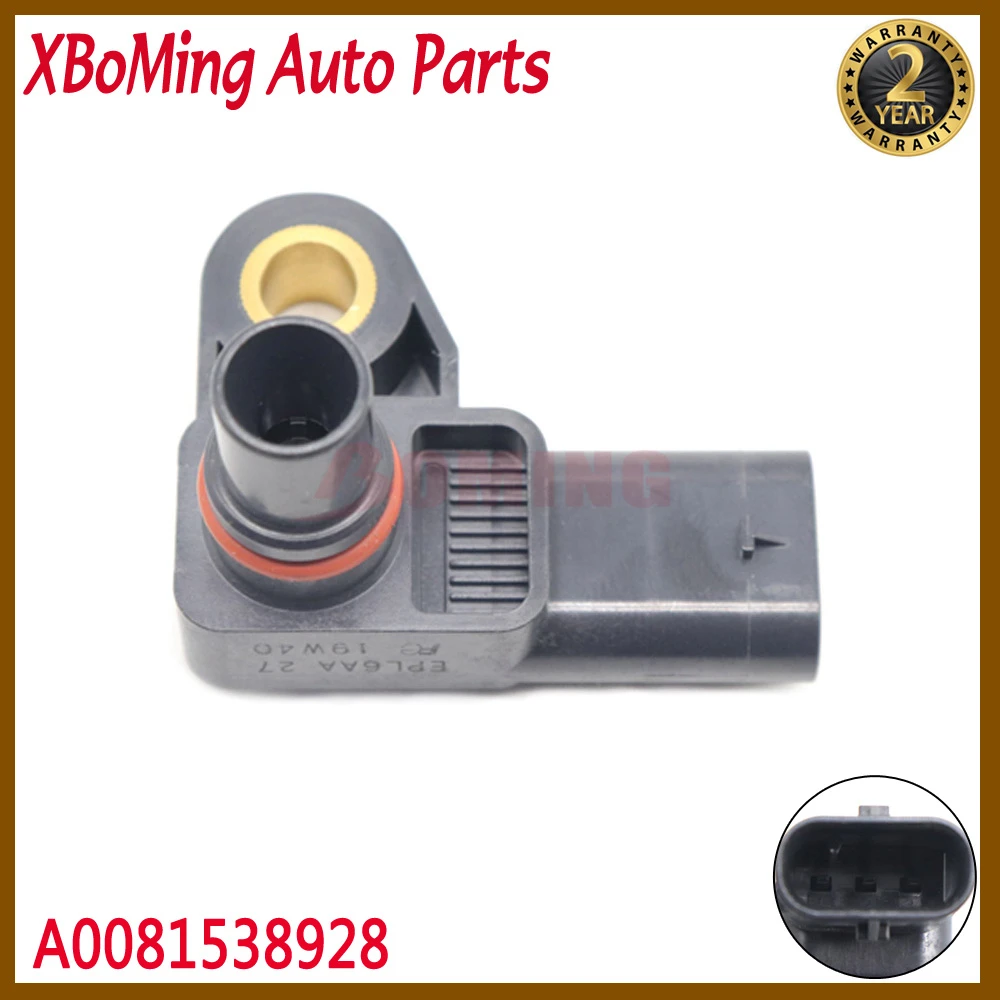 A0081538928 MAP Manifold Absolute Pressure Sensor For Mercedes-Benz CLA250 GLA250 GLC300 SLC300 A B C E -CLASS 2014-2019