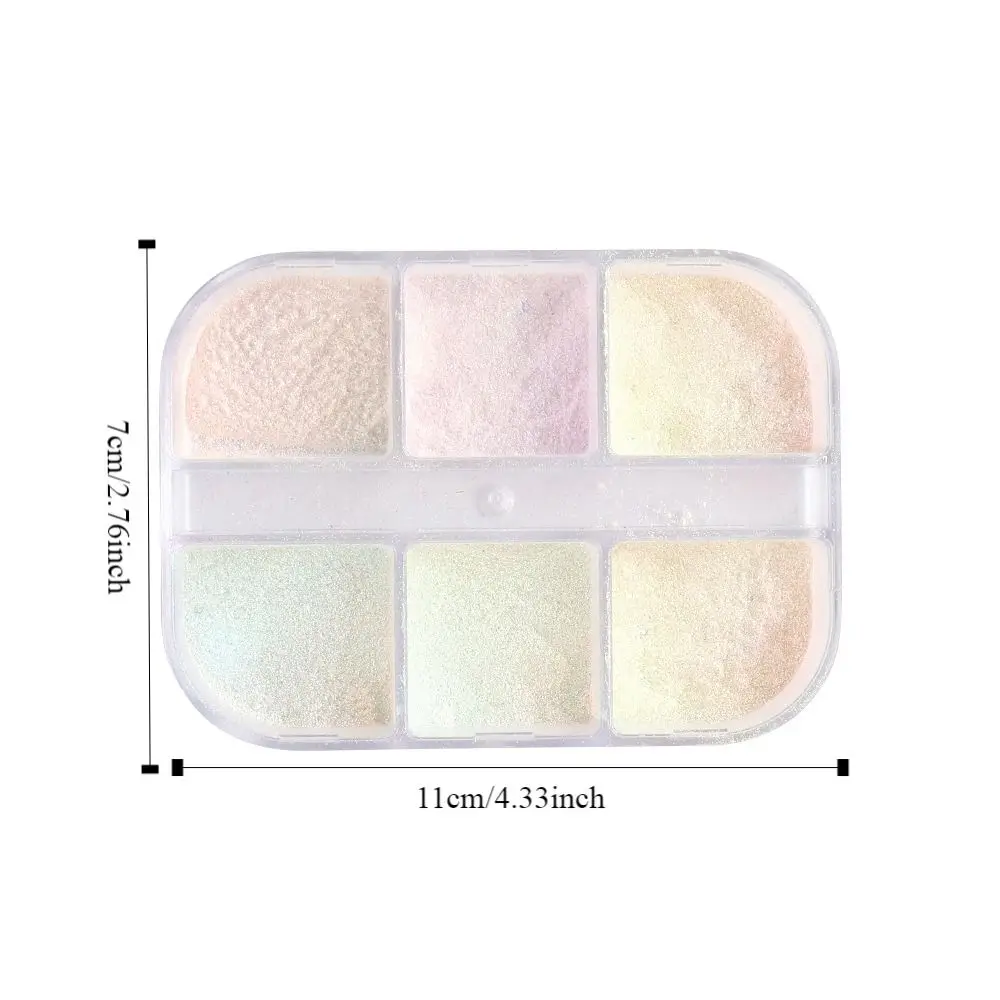 きらめくグリッターオーロラネイルパウダーミラー仕上げスパークリングネイルパールパウダー見事なネイルデコレーションネイル顔料パウダー