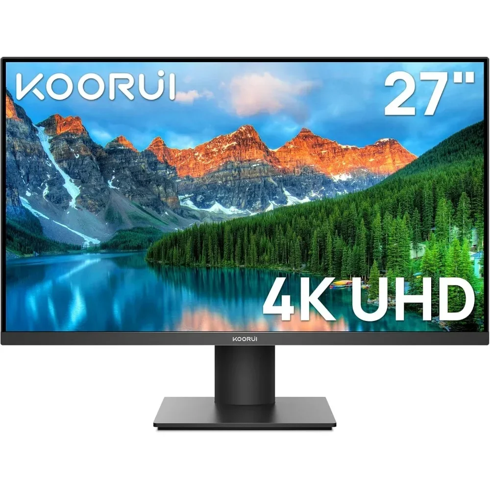 27 Inch 4K UHD(3840 * 2160) Monitor IPS Ultra-Thin Computer Monitor up to 70Hz with 90% DCI-P3 Displayport&HDMI VESA HDR10 (N07)