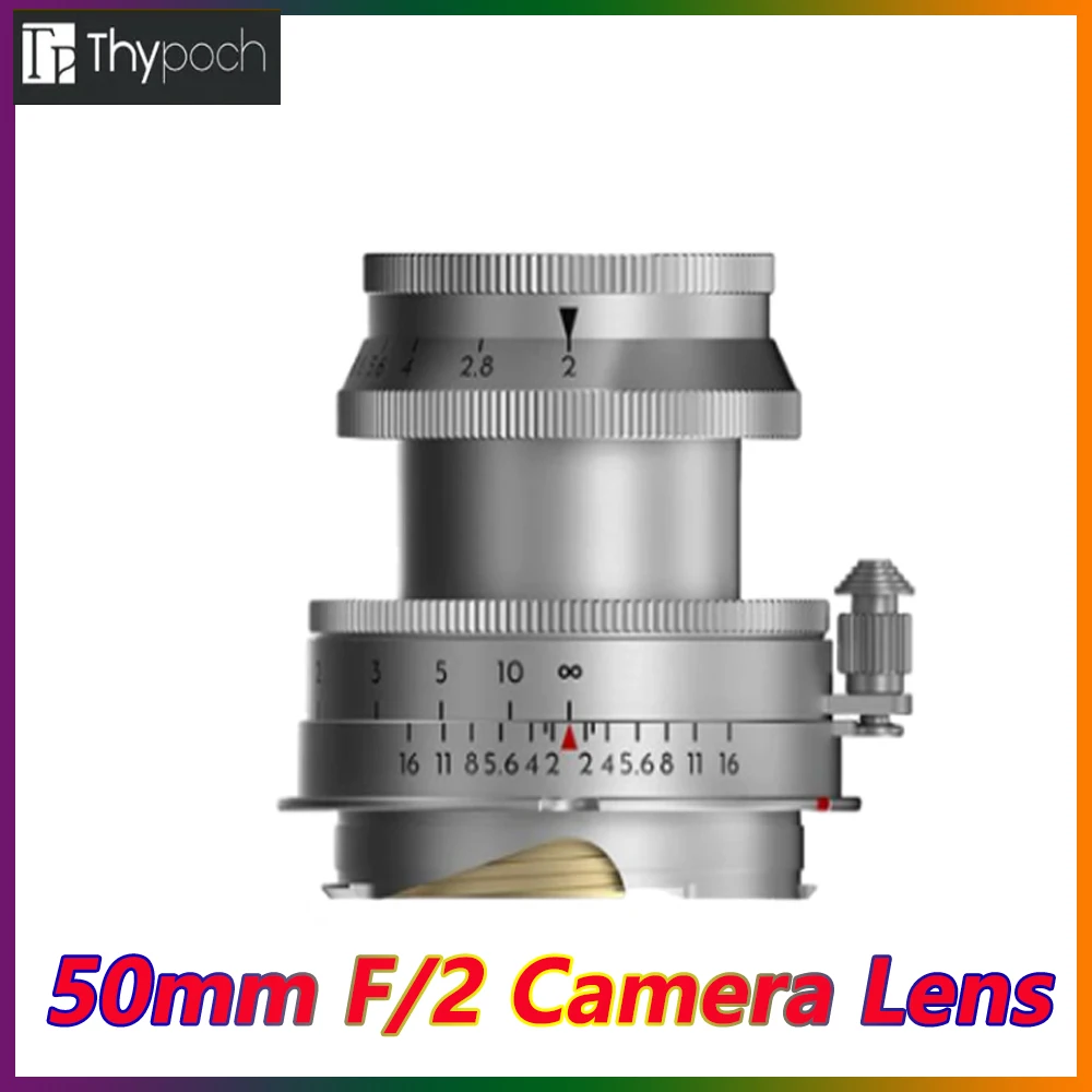 

Thypoch Eureka 50mm F/2 Camera Len Full Frame Manual Focus Len For Leica M M11 M10 M240 Mount Cameras