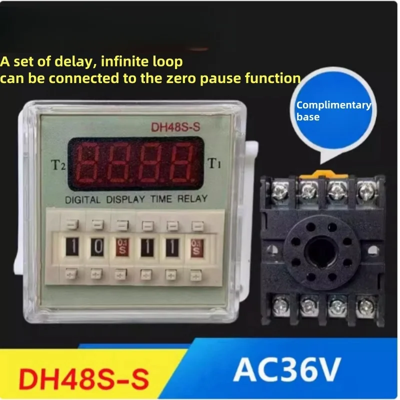

Power Timer Time Relay Switch Universal Counter And Its Different Modes Electric Timer Relay Counter DH48S-S