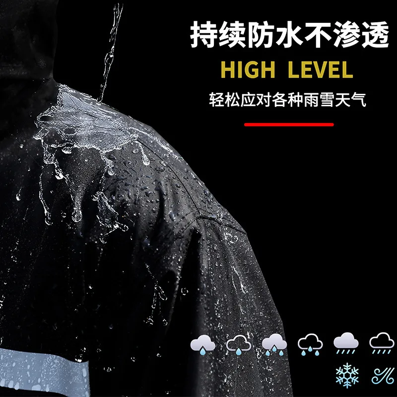 Raincoat, Long Full Body Rainstorm Proof Men's Adult Cycling One-Piece Outdoor Fishing Multipurpose Raincoat,L191