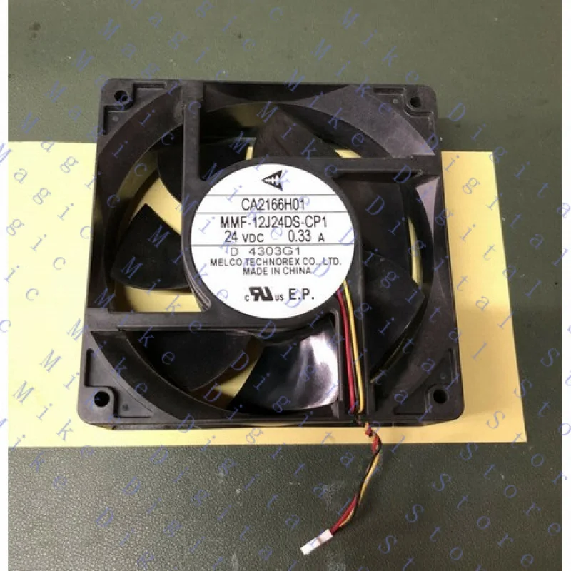 H  for Mitsubishi inverter cooling fan CA2166H01 MMF-12J24DS-CP1 DC 24V 0.33A 3-pin
