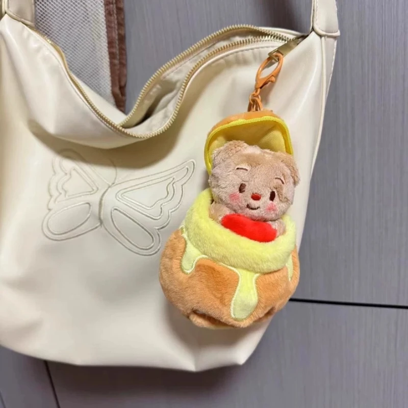 오리지널 디자인 허니팟 플러시 백팩 귀여운 만화 인형 가방 열쇠고리 스쿨 백 인형 선물 친구 어린이