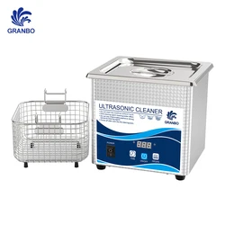 Granbosonic 2L NEW Household Ultrasonic Cleaner 40KHz 35W 60W Digital Panel With Degassing For Eyeglasses Jewelry Coins