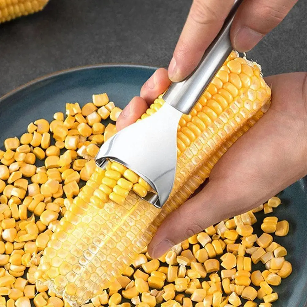 

Stainless Steel Corn Thresher Stripper Peeler Grater Kitchen Peeler Gadgets Fruit Accessories Kerneler Cutter Corn Vegetabl A4S9