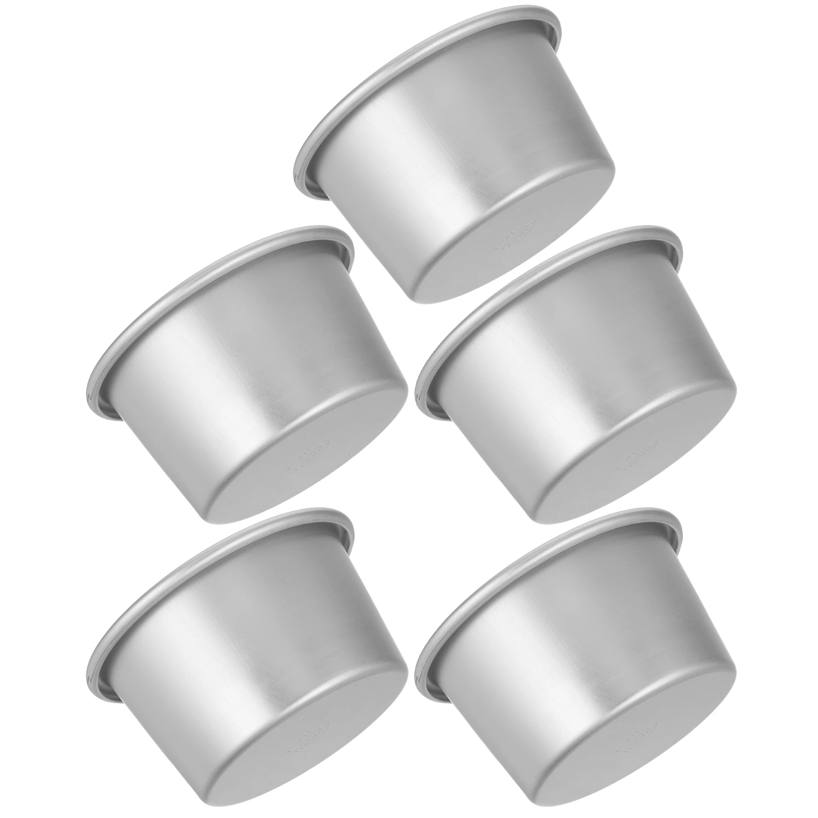 

5 Pcs Aluminum Cake Mold Cheesecake Pan Container Alloy Baking Pans Cheesecakes