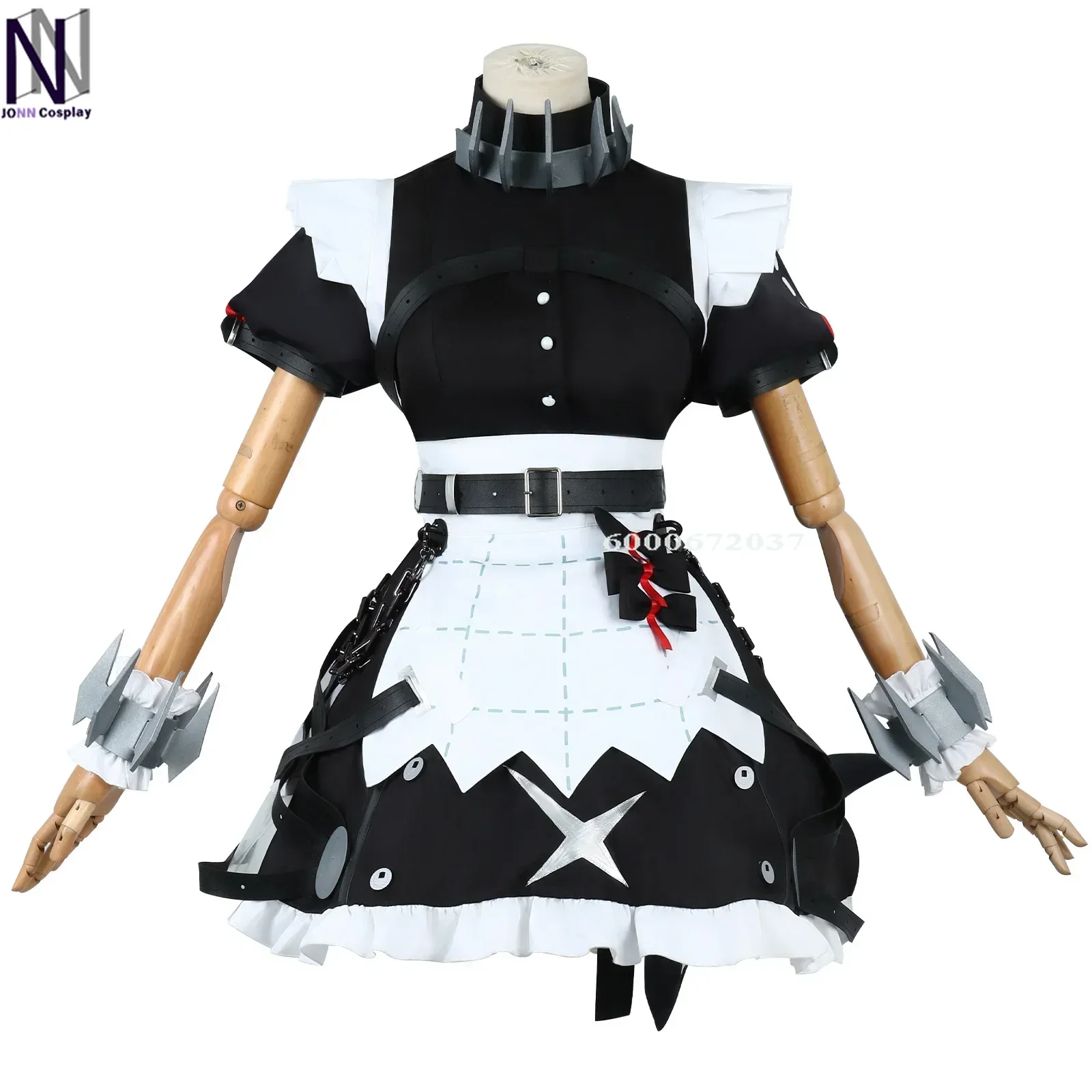 Zenless Zone Zero Game Ellen Joe Cosplay Costume Maid Dress Black Uniform Tail Prop Full Set Outfit Halloween Party for Women