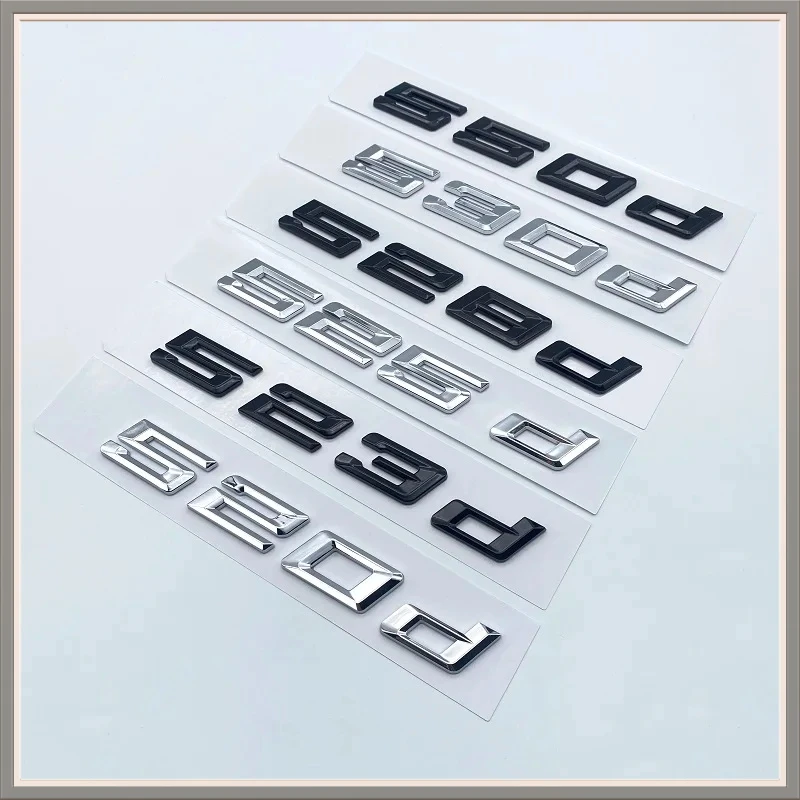 

New Style ABS Number Letter Logo Trunk Emblem For 5 Series E39 E60 E61 F10 F11 G30 520d 523d 525d 530d 535d 540d