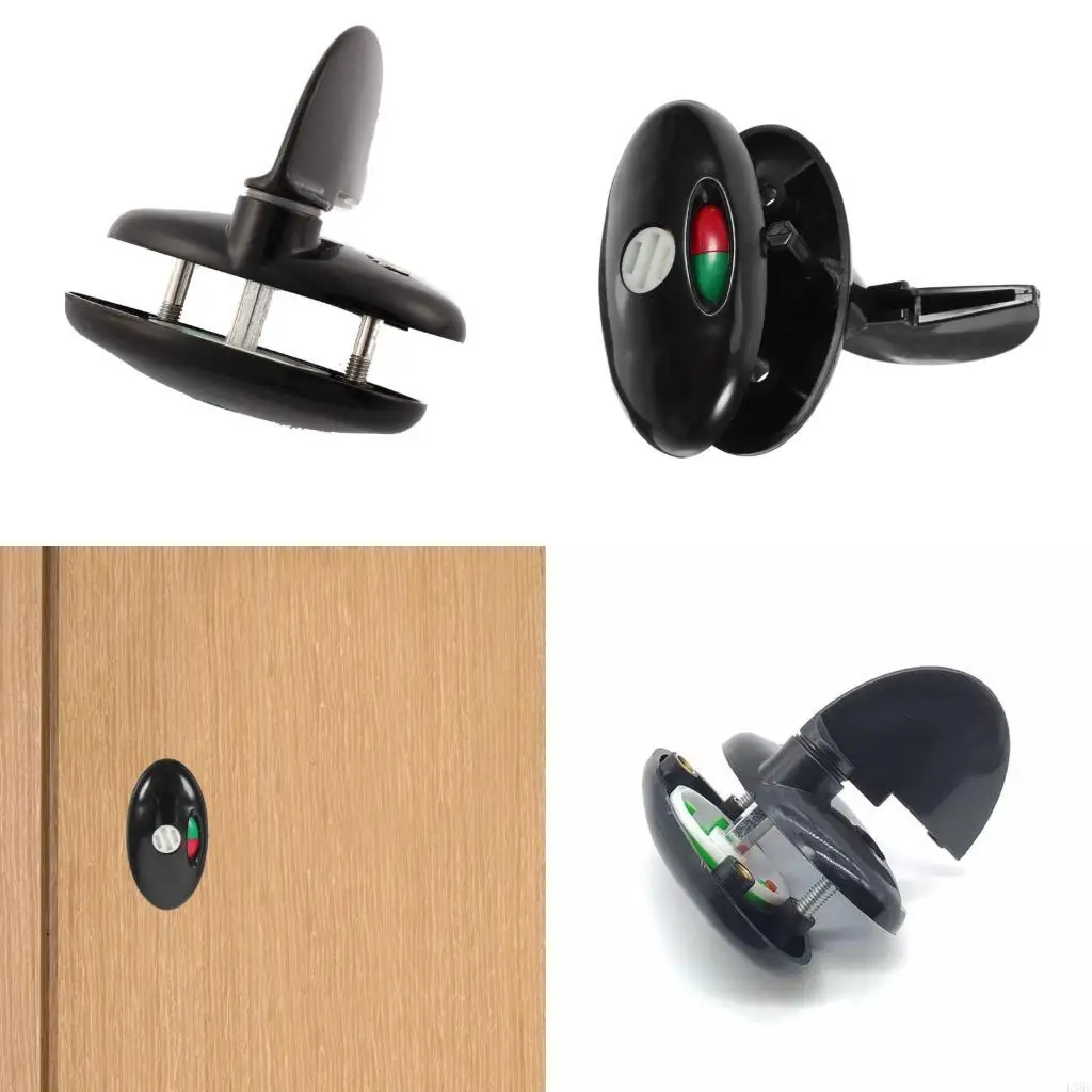 

Bathroom Washing Room Stall Partition Door Lock Buckle Toilet Occupied Sign Lock L5BE