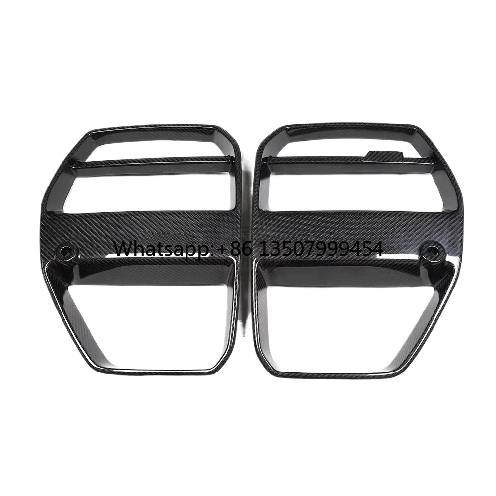 

2020 Dry Carbon Fiber Front Grille Car Frame Suitable for G80 M3 G G82 G83 M4 V Style