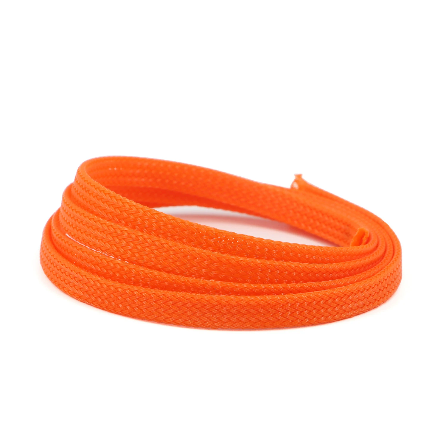 Orange 2M/5M/10M PET Insulation Braided Sleeve 3/4/6/8/10/12/14/16mm Cable Protection Wire Harness Expandable Braid Sheath