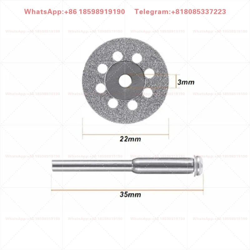 12Pcs Per Set Diamond Cutting Disc 50Sets Per Carton Cut Off Wheel For Dremel Rotary Tool Die Grinder Metal Cutting Honing
