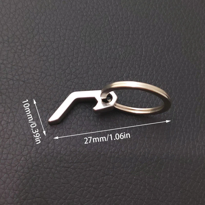 سلسلة مفاتيح فتاحة زجاجات بيرة من الفولاذ المقاوم للصدأ للرجال ، فتاحات زجاجات صغيرة محمولة ، حلقة مفاتيح جيب مضحكة ، أدوات مطبخ ، 1 روض #4