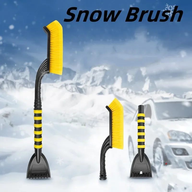 Winter Detachable Car Snow Sweeping Shovel with EVA Foam Handle Auto Cleaning Brush Ice Scraper Remover Auto Windshield