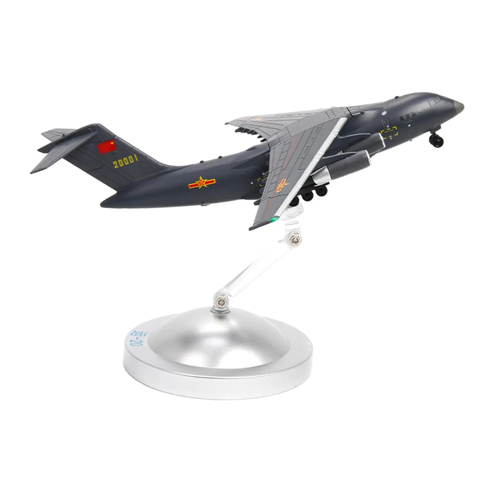 Modelo de avión de transporte 1:200 con Base de exhibición, juguetes en miniatura, regalo de simulación, avión Retro para cafetería, oficina, hogar, estantería, Bar