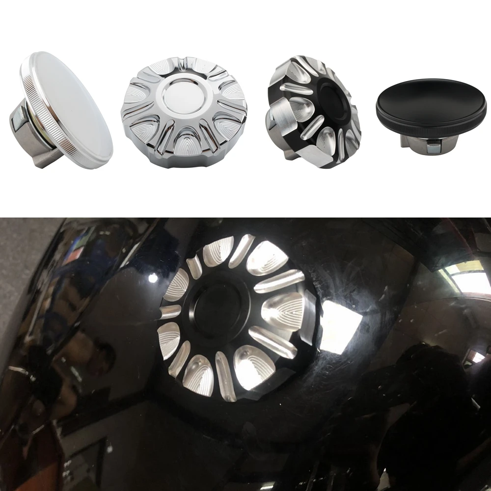 XG750 XG500 Motorcycle Fuel Tank Gas Cap Black Vented Knurled Oil Caps Cover CNC Aluminum For Harley Street 750 500 2015-2023