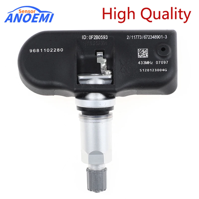 Original 9681102280 TPMS Tire Pressure Sensor 433MHZ For Peugeot 407 207 307 607 508 807 For Citroen C4 5 6 7 8