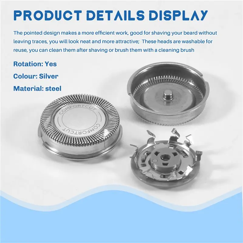 B26B Electronic Shaver Head Replacement Blades For Norelco SH30 52 Series 1000 2000 S1020 S1050 S1060 Razor