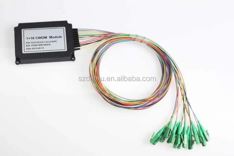 CWDM Module 4/8/16 Channels Optical Fiber Add-drop Multiplexer/demultiple Module FTTH Yellow or Colorful LC SC FC Fwdm Dwdm Cwdm
