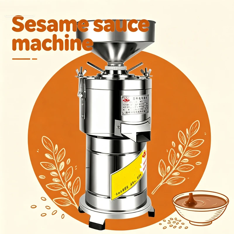 Food Processor Electric Peanut Butter Machine Grinder Colloid Mill Sesame Nut Crusher