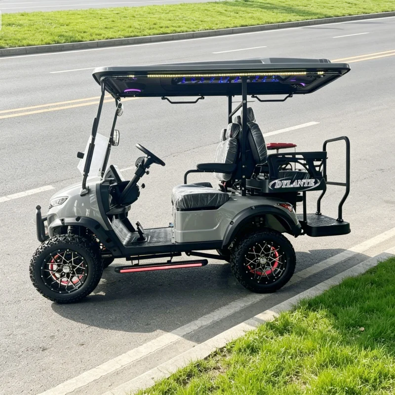 4 6 Seater 4WD Lifted Off Road Golf Cart Upgraded Design All Terrain Electric Buggy With Lithium Battery