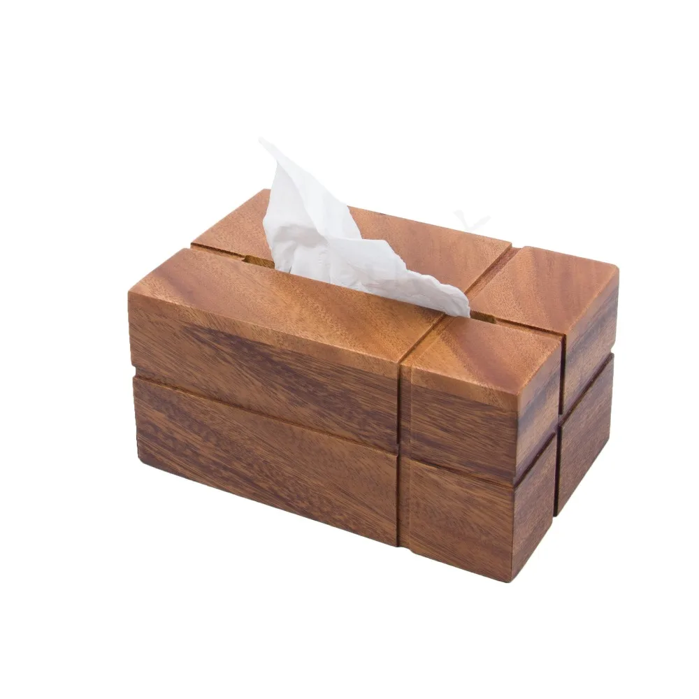 Wooden Tissue Box Home Decor Daily Use Vintage Style