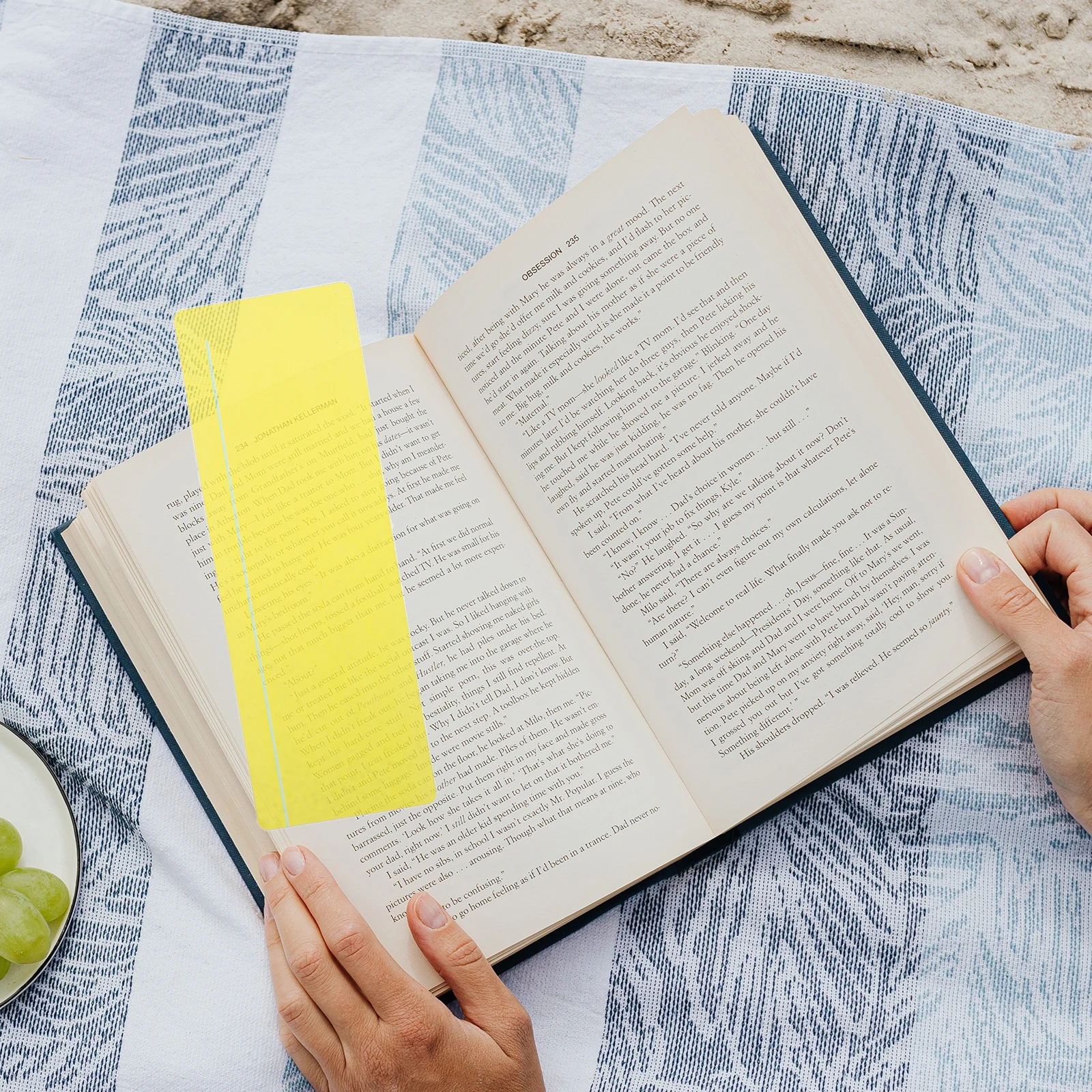 

8 Pcs Horizontal Bookmark Reading Guide Strips Students Overlays The Pet Markers for School Supplies Teen Girls