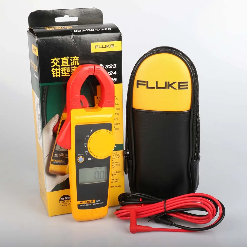 Fluke 323 True RMS AC 400A Clamp Meter with Carry Bag