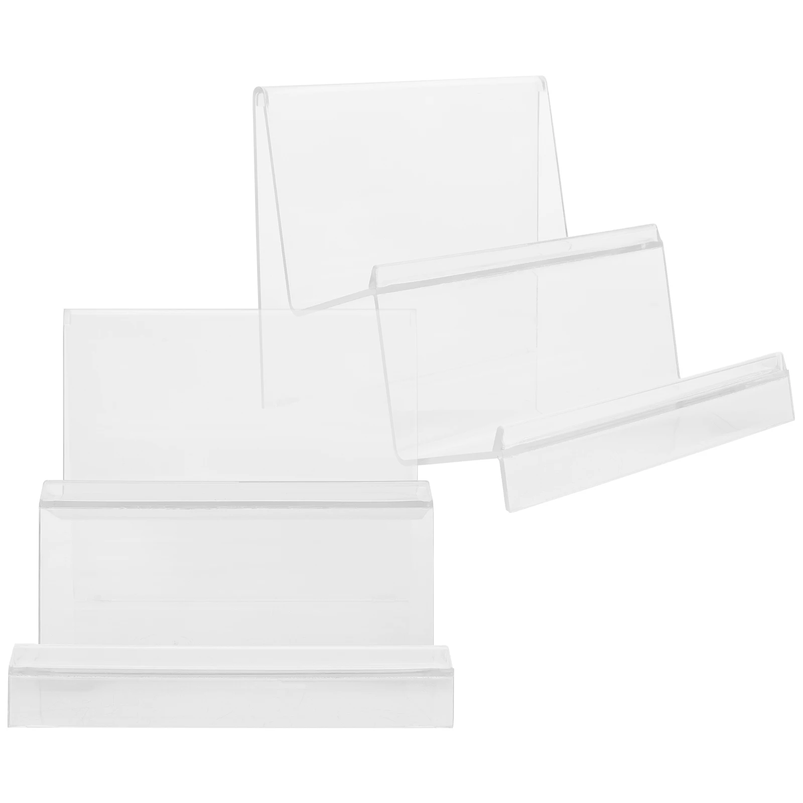 

2pcs Purse Wallet Display Rack Stand Acrylic Wallet Storage Organizer Clear Handbag Rack Jewelry Holder Home Decor