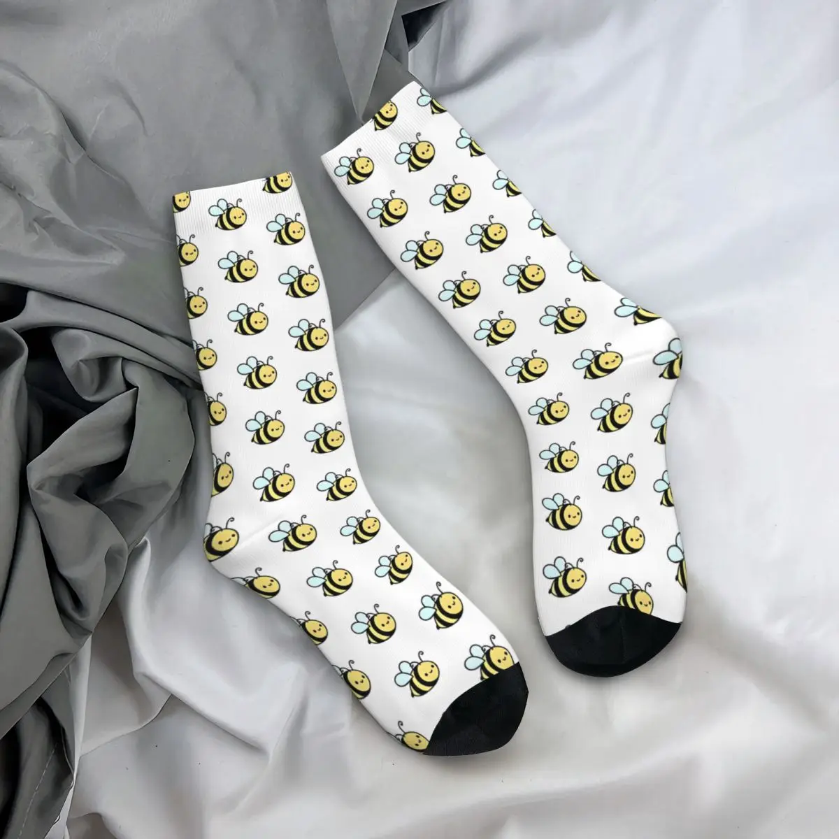 Bee Stockings Unisex Men Socks High Quality Funny Socks Winter Outdoor Non Slip Design Socks Gift Idea