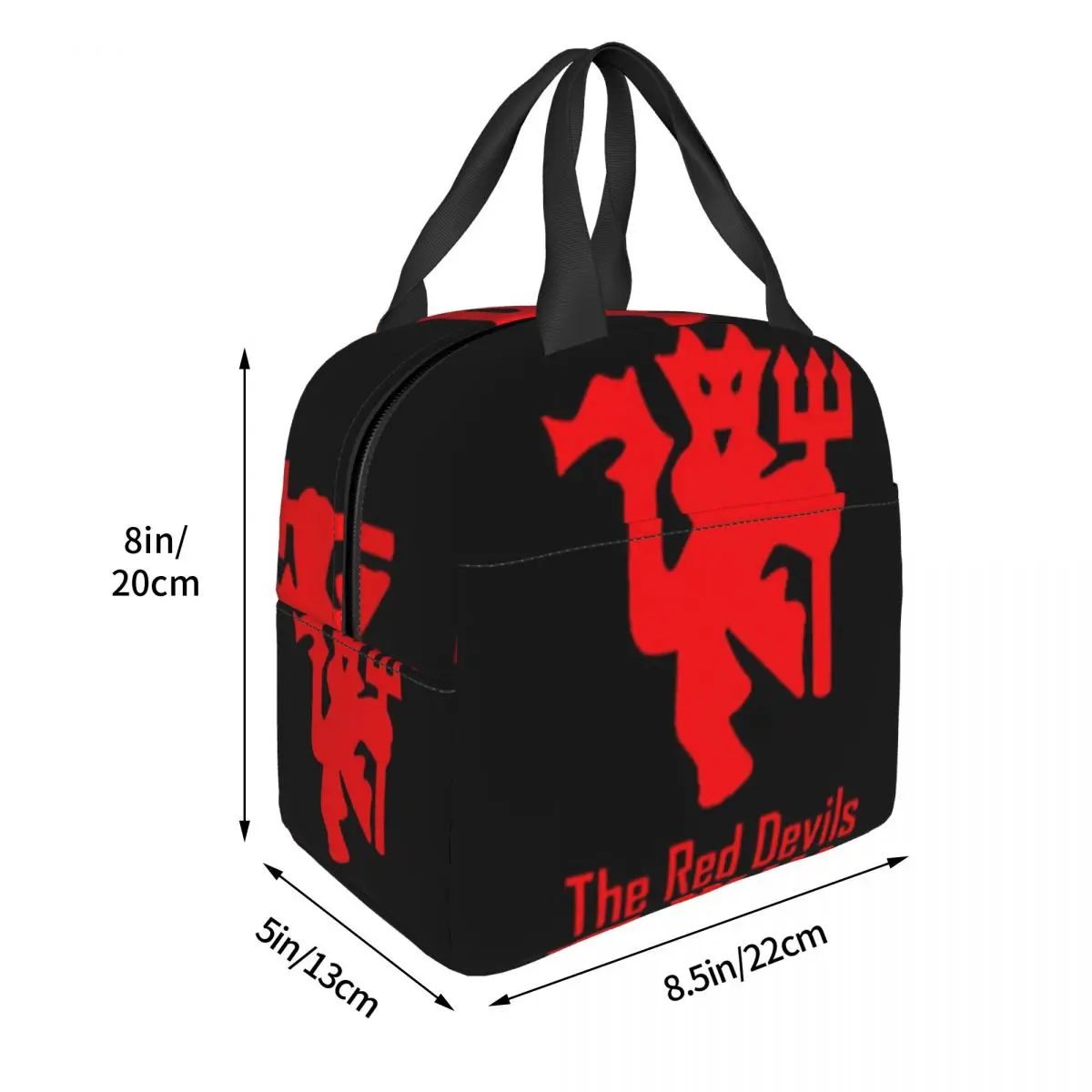Devils Of Manchester, Manchester Is Red Insulated Lunch Bag for Women Kids Portable Food Boxes Thermal Lunch Box Tote
