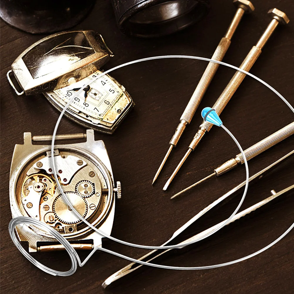 

4Pcs Adjustable Wire Loupe Holder Metal Bracket for Watch Repair Magnifier Fixing Circle Essential Watchmaker Tool Convenient