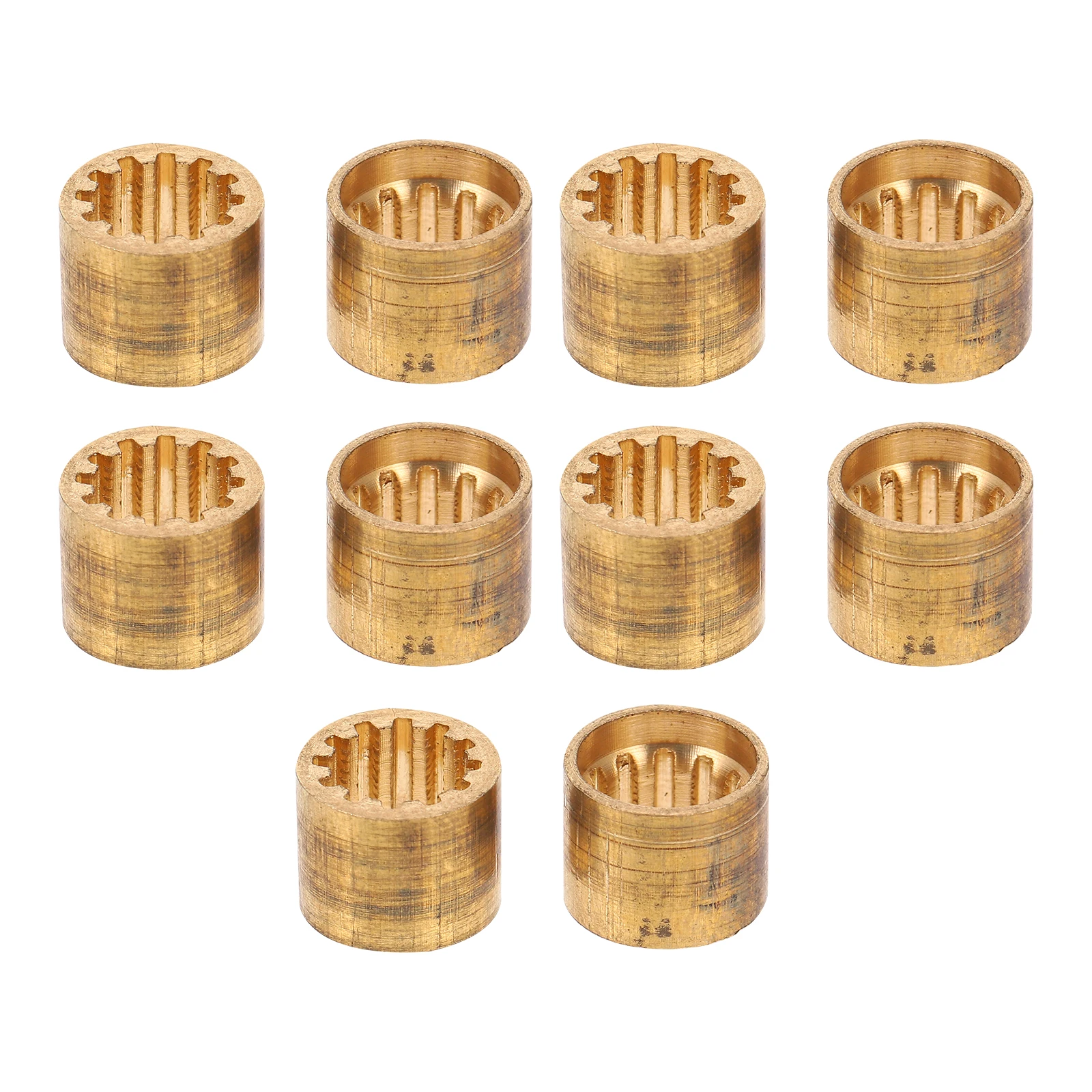 

20 Pcs Pool Cue Copper Tips Golden Nipple Snooker Component Lightweight Portable Billiard Accessories Replacement Kit Smooth
