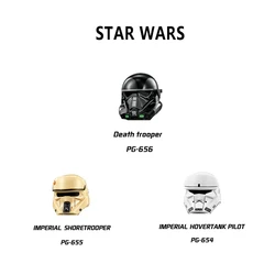 Blocos de Construção Shoretrooper para Crianças, Tijolos Death Trooper, Mini Figurinhas, Imperial Hovertank, Figura Piloto, Brinquedo de Montagem