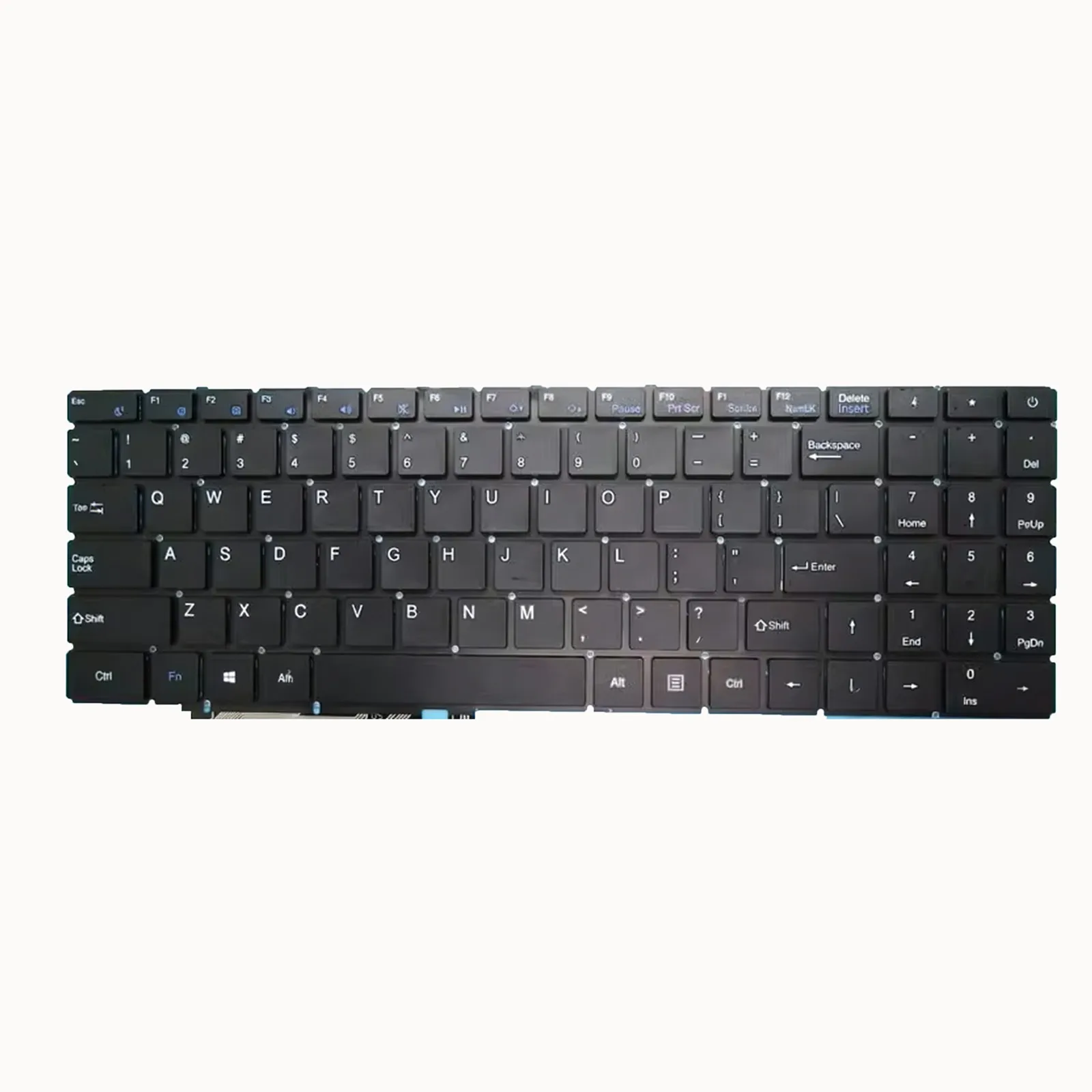 US IT Layout for PN ZX-330-4 YX-5506 W20200413 laptop keyboard