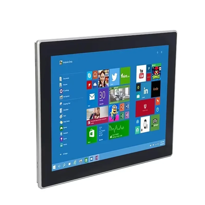 15-Inch touchscreen dual Gigabit Ethernet LAN mount embedded industrial tablet