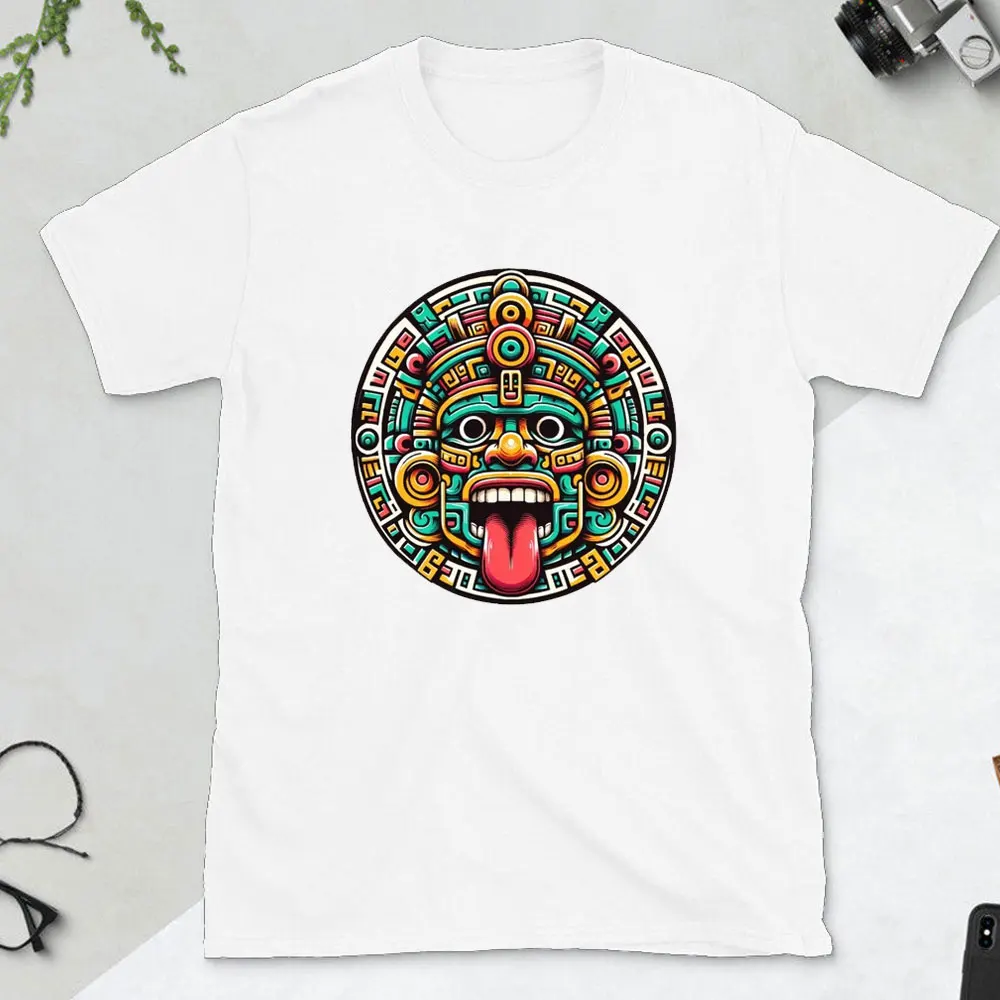 Quetzalcoatl Mexican Tshirt Aztec Art Print Aztec Tee Mexican Shirt Men Mexico Cotton Shirts Mexican Themed Gifts Mexicanas tops