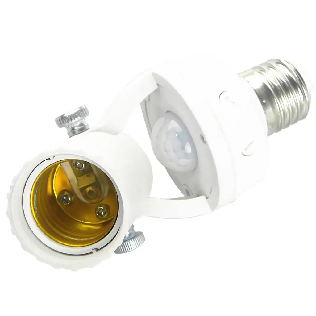 

110~240V Infrared PIR Motion Sensor LED E27 Lamp Bulb Holder Switch New