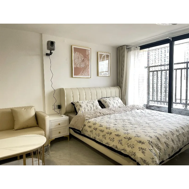 

#Luxury Modern Hotel Apartment Bedroom Suite Furniture With Melamine For Apartment