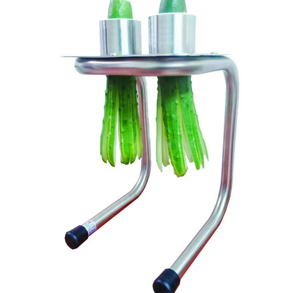 Manual Cucumber Slicer Stainless Steel Susi Cucumber Tool Vegetable Cutter Splitter Deseed Chopper