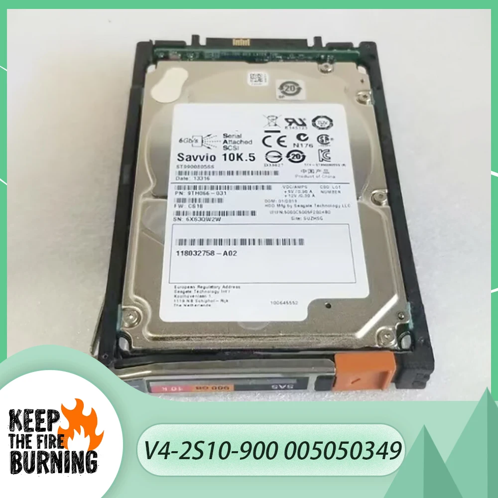 

For EMC V4-2S10-900 005050349 900G HDD 10K 2.5'' SAS Storage Hard Disk