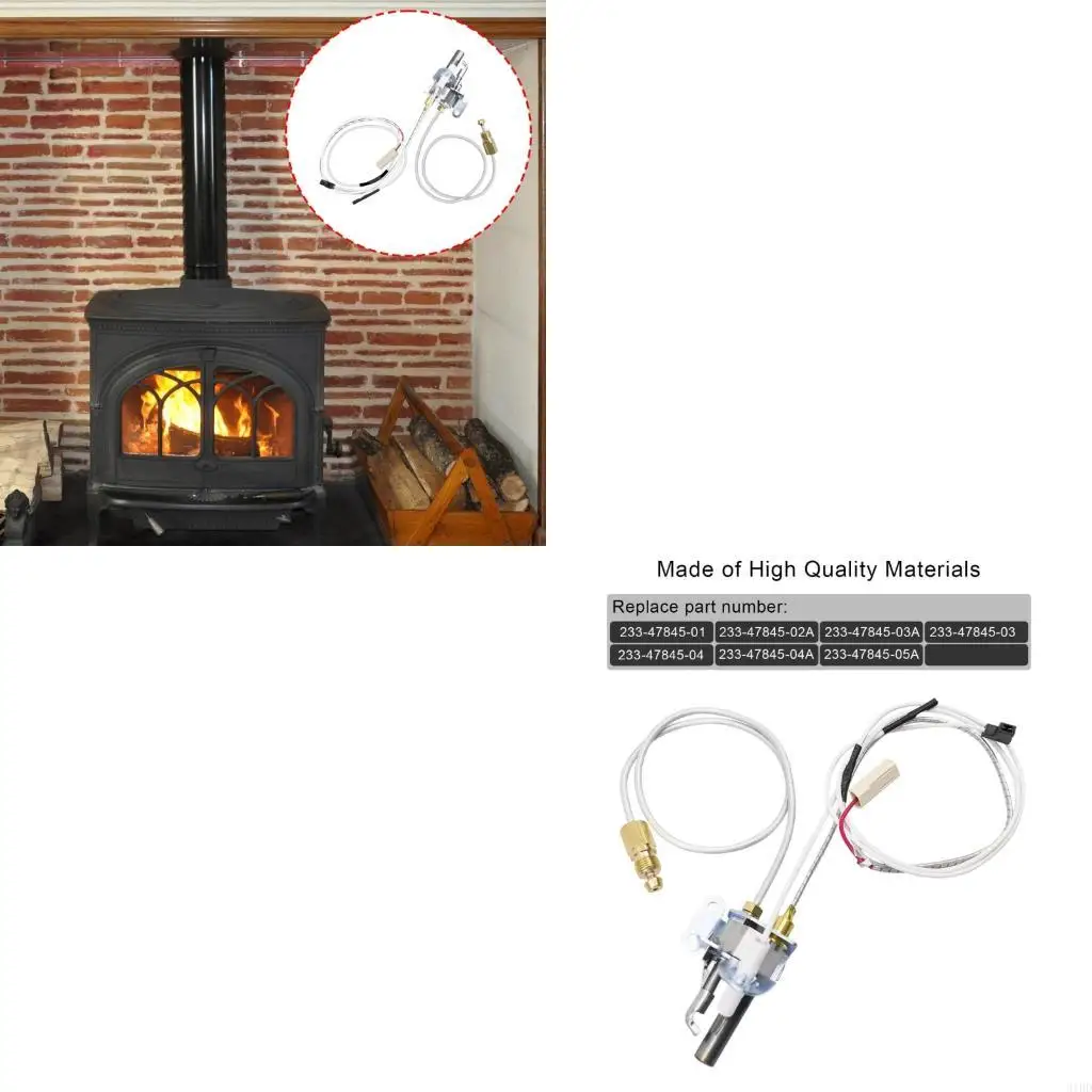 

Quickly Ignitions Gas Heaters Assembly Replacement Durable Ceramics Insulators Safety Protections For Water Heaters