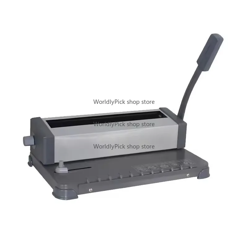 

A4 Desktop Office Document Binding Machine Manual Plastic Comb 34-Hole Rubber Ring for Efficient Document Management