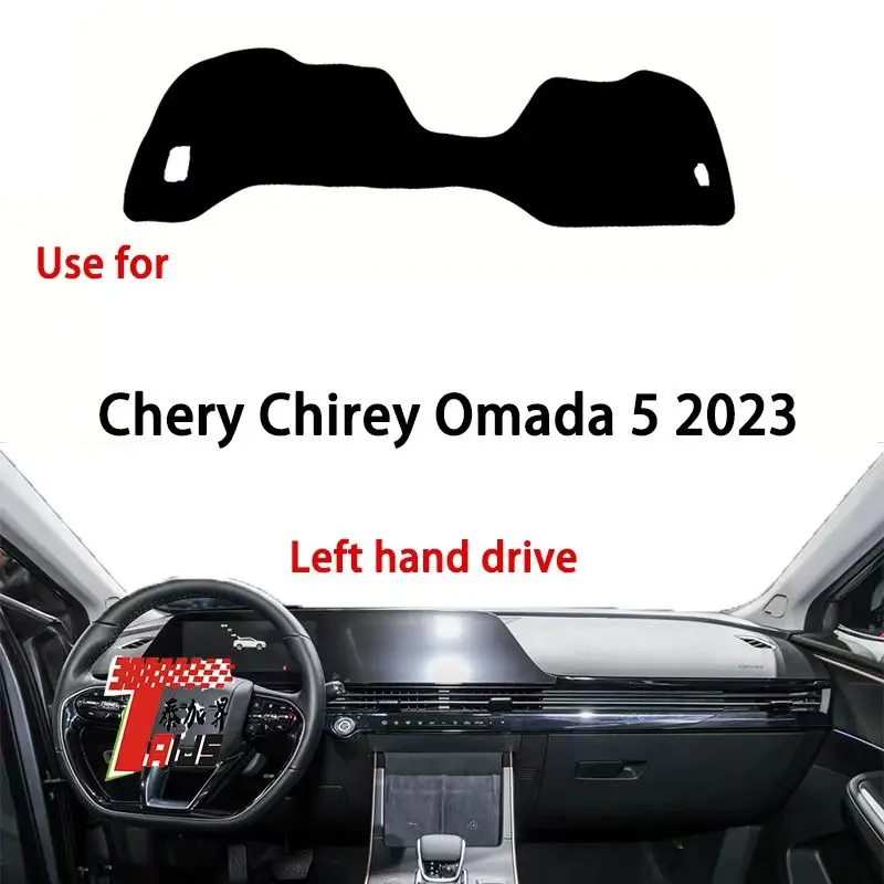 TAIJS factory high quality  Flannel dashboard  cover for Chery Omoda 5 C5 Fownix FX 2021-2023 Left-hand drive